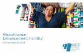 Microfinance Enhancement Facility...observes principles of sustainability and additionality, combining development and market orientations. THE FUND Microfinance Enhancement Facility