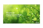 Financial Statements 2018 - · PDF file quarterly comparable EBIT 18 Q4/17 Volumes Reference margin Additional margin Fx changes Fixed costs Others Q4/18 89 Oil Products comparable