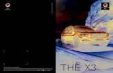 BMW X3 Brochure · THE X3 0 4 Sheer 2020 BMW India Pvt. Ltd. Printed in India 2019. Driving Pleasure Sheer Driving Pleasure The models, equipment and possible vehicle configurations