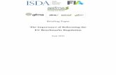 Briefing Paper - isda.org · Briefing Paper The Importance of Reforming the EU Benchmarks Regulation June 2020. 2 Table 1. High level comparison of the reforms proposed within this