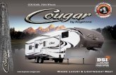 DIToN E EaSTErEaSTEr E DIToN Where Luxury & Lightweight Meet AWARD WINNER 4 YEARS IN A ROW 297RkS bEdROOm 297RkS (ShOWN IN SIlvER SAgE dEcOR) It Is OuR GOAl tO GIvE EvERy COuGAR A