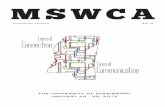 MSWCA - WordPress.com · 2016-12-02 · MSWCA 2015 3. 5:00 Registration, Sign-In (Lamar Hall, 3rd Floor Lobby) 5:30-7:00 Poster Session (Lamar Hall, The Writing Center) The poster