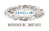 DINNER MENU - Capellini Pizza...Italian bread crumbs, parsley and grated cheese prepared in a plum tomato sauce FRIED BROCCOLI - $9.99 Broccoli ﬂorets lightly breaded and fried and