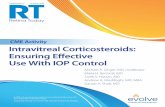 CME Activity Intravitreal Corticosteroids: Ensuring ...retinatoday.com/pdfs/1016_supp2.pdf · Dr. Berrocal: I use sub-Tenon injections a fair amount, especially for uveitis patients