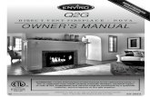 DIRECT VENT FIREPLACE - NOVA OWNER’S MANUAL · 2020-04-29 · DIRECT VENT FIREPLACE - Nova Valve. BY: SHERWOOD INDUSTRIES LTD. OWNER’S MANUAL. 50-3053. WARNING: If the information