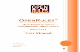 Open Source Business Decision Management System · Rule Learner for rules discovery and predictive analytics ... Here is the list of OpenRules® tables along with brief description