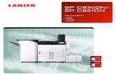 SP C830DN/ SP C831DN - lanier.com€¦ · SP C830DN and SP C831DN feature a USB/SD card slot right on the control panel, so users can print files from portable media with ease. Users