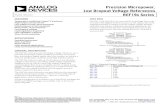Precision Micropower, Low Dropout Voltage References Data … · 2017-03-16 · Precision Micropower, Low Dropout Voltage References Data Sheet REF19x Series Rev. L Information furnished