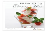 Princeton CateringMenu...Basil Pesto Salad V locatelli cheese and diced plum tomatoes Salad V Imported baby orzo pasta, feta cheese, olives, fresh lemon, Italian leaf parsley, first