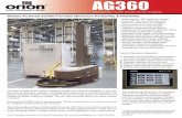 AG360 - Cisco-EagleAG360 Automatically Guided Robotic Stretch Wrapping Battery Powered AG360 Provides Maximum Portability & Flexibility • Wrap approx. 300 loads per charge*