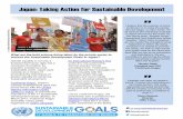 Japan: Taking Action for Sustainable Development · for implementing effective capacity building in developing countries is pivotal for achieving the Sustainable Development Goals