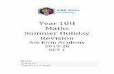 Year 10H Maths Summer Holiday Revision · 12 15 18 12 15 12 16 13 17 15 12 17 . Work out the range. Q3. Work out the mean of the 12 numbers in question 2. [Q4–5 linked] Q4. The