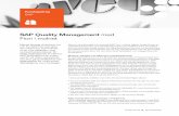 SAP Quality Management med Fiori i molnet · 2017-09-28 · Fiori-ramverket, SAP Quality Management, SAP Business Workflow och SAP Gateway (OData/REST). Det var ett nära samarbete