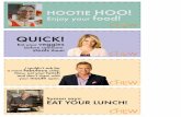 HOOTIE HOO! Enjoy your food!cdn.media.abc.go.com/m/images/shows/the-chew/templates/... · 2019-04-02 · HOOTIE HOO! QUICK! Eat your veggies before someone steals them! Enjoy your