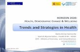 HEALTH, DEMOGRAPHIC CHANGE & WELLBEINGeu-isciii.es/wp-content/uploads/2017/09/1.-Health_MGQuintanilla.pdf · WP 2018-2020: Europe is facing 4 main healthcare challenges The rising