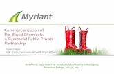 Commercialization of Bio-Based Chemicals: A Successful ...€¦ · Bio-Based Chemicals: A Successful Public-Private Partnership . 2 . Using a Proprietary Technology Platform, To Produce