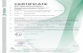 CERTIFICATE · (14) to EU-Type Examination Certificate KEMA 04ATEX1061 X Issue No.4 Page 3/3 Form 227A Version 1 (2016-04) (18) Essential Health and Safety Requirements Covered by