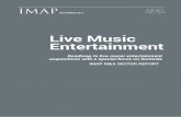 Live Music entertainment€¦ · events, and revenues from live shows now surpass recorded music sales in some regions. In Europe, ticket revenues for live music performances are