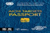 Introduction The Aichi Passport · The Aichi Passport This Beta version of the Aichi Passport is a “proof of concept” for annual indicator reporting by the Biodiversity Indicators