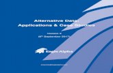 Alternative Data: Applications & Case Studies · enquiries@eaglealpha.com 29 Alternative Data: Applications & Case Studies Version 2 (8th September 2017) enquiries@eaglealpha.com