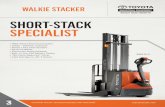 REACH NEW HEIGHTS SHORT-STACK SPECIALIST · 9/8/2018  · WALKIE STACKER 3CLASS SHORT-STACK SPECIALIST ELECTRIC PALLET JACKS/STACKERS/TOW TRACTORS IP65-Rated Electrical System 2000