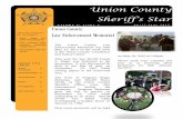 Union County Sheriff’s Star · 2016-07-22 · VOLUME 4, ISSUE 2 PAGE 13 Union County Sheriff’s Office Benefit Turkey Shoot November 14, 2015 15146 U. S. Route 36, Marysville,