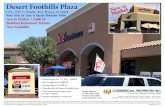 Desert Foothills Plaza - LoopNet · 2017-07-03 · Dental Desert Foothills Plaza 1327–1339 E. Chandler Blvd, Phoenix, AZ 85048 Retail Suites for Lease in Upscale Ahwatukee Market