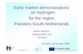 Early market demonstrations on hydrogen for the region ... · Brussels, 26 October 2009 ... – Maritime applications on hydrogen – Intercity transport applications on hydrogen