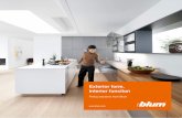 Exterior form, interior functionwith a BOXCOVER. Products Living worlds About Blum Meet your customers' individual requirements with design elements of clear or frosted glass – with