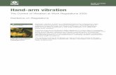 Hand-arm vibration - The Control of Vibration at Work Regulations … · hammers). Regular and frequent exposure to this vibration, usually over many months or years, can affect the