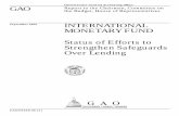 September 2000 INTERNATIONAL MONETARY FUND Status …Page 1 GAO/NSIAD-00-211 IMF Safeguards Contents Letter 3 Appendixes Appendix I: The International Monetary Fund’s Response to