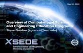 Overview of Computational Science and Engineering ... · Creating Computational Science Programs • Inherently interdisciplinary – Science, engineering, or social science domain