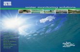 Water Monitoring Solutions Catalog€¦ · rivers, lakes, and canals. Applications Discharge calculation Stream indexing Real-time flow Irrigation Wastewater effluent +1 858 546 8327