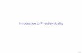 Introduction to Priestley duality - Monash Universityusers.monash.edu/~gfarr/research/slides/Pitkethly-priestley.pdf · Inﬁnite distributive lattices Example The ﬁnite-coﬁnite