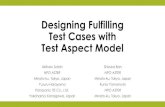 Designing Fulfilling Test Cases with Test Aspect Modelaster.or.jp/workshops/insta2019/img/InSTA2019_Designing... · 2019-05-29 · Designing Fulfilling Test Cases with Test Aspect