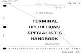 TERMINAL OPERATIONS SPECIALISES - BITS75).pdf · 2017-07-22 · cerned with the handling of military cargo in terminal operations. It deals with facilities, planning, operation, and