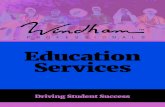 Education Services - Windham Professionals · 2017-09-05 · Education Services. TM Inbound & Outbound Call Center Solutions • Enrollment Management • Student Retention • Registrars