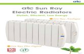 Sun Ray Electric Radiators - Superlec Direct Sun Ray... · 2014-10-21 · SUN RAY ELECTRIC RADIATORS 6 Sun Ray Plus REMOTE CONTROL UNIT This is ideal for the installation of a complete