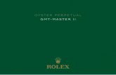 OYSTER PERPE TUAL GMT-MASTER II - Rolex · 2020-07-05 · gmtマスターⅡはロレックスの完全自社製造による 機械式自動巻ムーブメントを搭載しています。