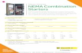 Schneider Electric NEMA Combination Starters Selector ... · PDF file NEMA Type 1 (general purpose/indoor) NEMA Type 4 and 4X (stainless steel) NEMA type 4X (polyester) NEMA Type 12/3R