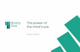 The power of the mind’s eye€¦ · 14/07/2020  · the mind’s eye. 2. Important information. All information and opinions provided are of a general nature and are not intended