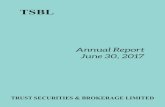 Annual Report 2017 Finaltsbl.com.pk/DownloadableData/financial_data/Annual-2017.pdf · Mr. Aftab Ahmed Qaiser One - (Resigned on August 23, 2016) Mr. Tariq Husain One - (Resigned