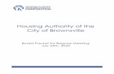 Housing Authority of the City of BrownsvilleHILDA LEDEZMA - Supportive Services Director ITEM No. 5.B. - Approval of an MOU between BHOC and the Resident Association which represents