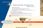 Chapter 4: Ancient Greece, 1900-133 B.C. · 2020-01-26 · 106 Ancient Greece 1900–133 B.C. Key Events As you read, look for the key events in the history of early Greece. • Athens
