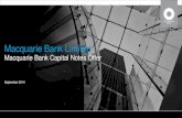 Macquarie Bank Limited - Funds focus€¦ · Macquarie Bank Limited Macquarie Bank Capital Notes Offer September 2014 . PAGE 2 This document has been prepared by Macquarie Bank Limited