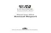 Fiscal Year 2014 Annual Report · Louis Paster Patrick E. Rea . Janice Reedus . Joy Winterfield . ... Management is responsible for the preparation and fair presentation of these