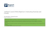 1st4sport Level 2 NVQ Diploma in Instructing …...1st4sport Level 2 NVQ Diploma in Instructing Exercise and Fitness Qualification Specification Version 3: December 2017 This document
