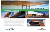 AliWood Cladding Cladding System - CSP Architectural...Hospitality Sector Fit-Outs Retail & Shopping Centres Bush Fire Prone Areas Features Non-Combustible Sustainable Timber Substitute