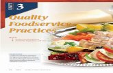 Quality Foodservice Practices · Management SECTIONS 7.1 Management Basics 7.2 Managing People and Facilities 7.3 Foodservice Marketing Ad vertisement Imagine that you are in charge