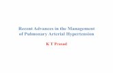 Recent Advances in the Management of Pulmonary Arterial ... · (idiopathic PAH, pulmonary hypertension associated with congenital heart abnormalities and pulmonary hypertension associated
